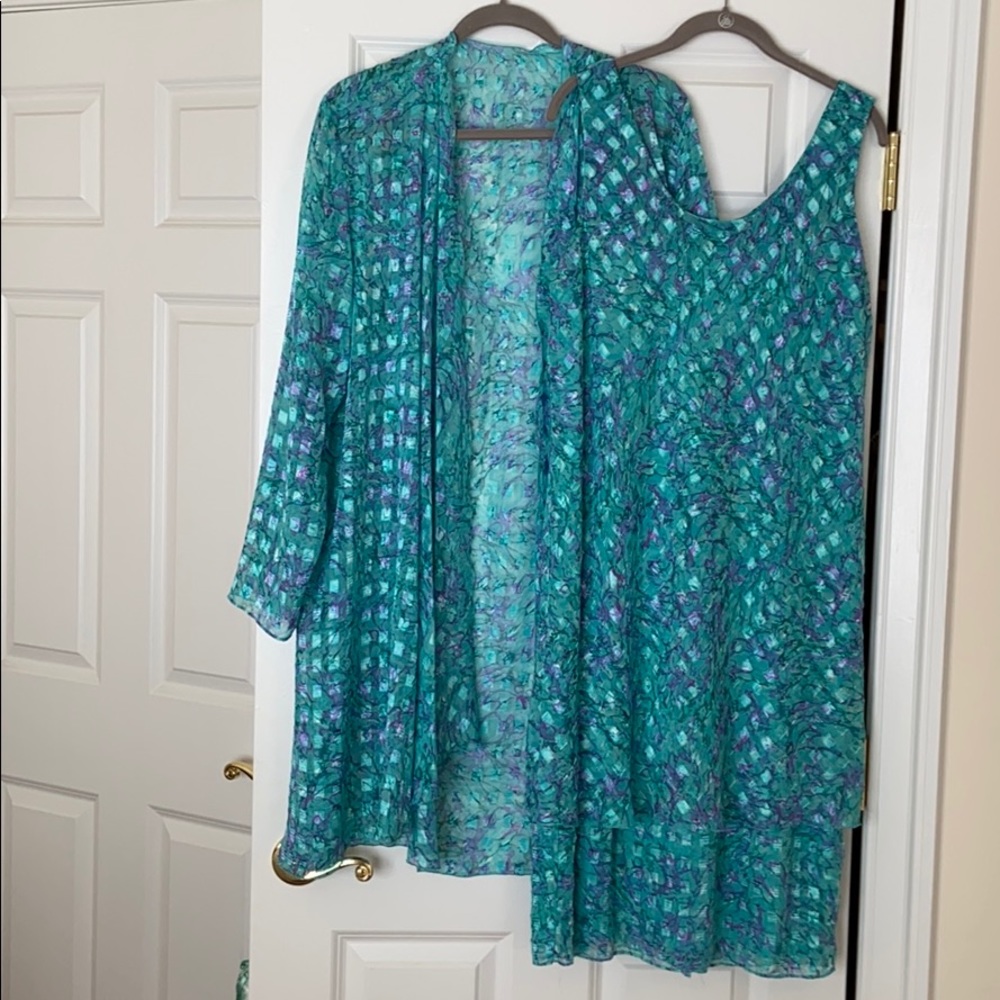 Party Dress with Overlay